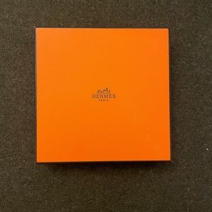 Authentic Hermes box 5.25 x 5.25”